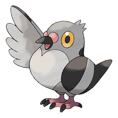 Dynamax Pidove, a normal/flying-type Pokemon