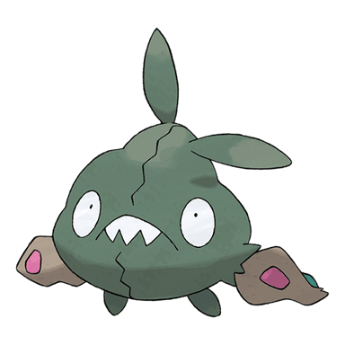 Dynamax Trubbish, a poison-type Pokemon