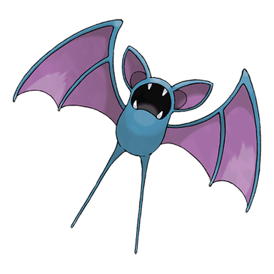Zubat, a poison/flying-type Pokemon