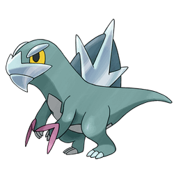 Shiny Arctibax, a dragon/ice-type Pokemon