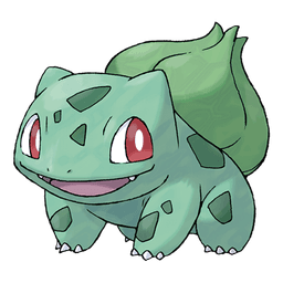 Dynamax Bulbasaur, a grass/poison-type Pokemon