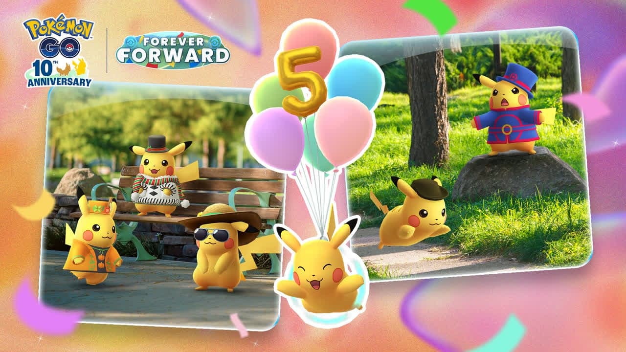 Special Anniversary Pikachu Celebration - Pokemon GO